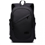 Čierny multifunkčný USB batoh do lietadla "Travelbag" - veľ. XL