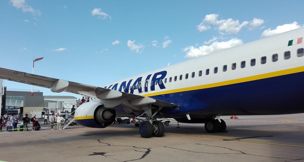 Ryanair Check-in na letisku