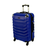 Modrý škrupinový cestovný kufor "Premium" - veľ. L