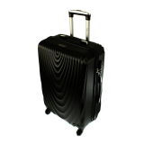 Čierny škrupinový cestovný kufor "Motion" - veľ. XL