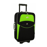Zeleno-čierny nepremokavý cestovný kufor "Standard" - veľ. XL