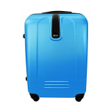 Modrý ľahký plastový cestovný kufor "Superlight" - 3 veľkosti