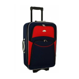Červeno-modrý nepremokavý cestovný kufor "Standard" - 3 veľkosti