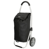 Čierny prémiový nákupný vozík na kolieskach “Aluman“