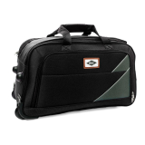 Čierna cestovná taška s kolieskami "Pocket" - veľ. M, L, XL