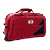 Červená cestovná taška s kolieskami "Pocket" - veľ. S, M, L, XL