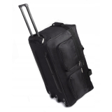 Čierna nepremokavá cestovná taška na kolieskach "Comfort" - 4 veľkosti