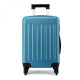 Modrý odolný plastový cestovný kufor "Defender" - 2 veľkosti