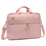 Ružová elegantná cestovná taška cez rameno "Casual" 