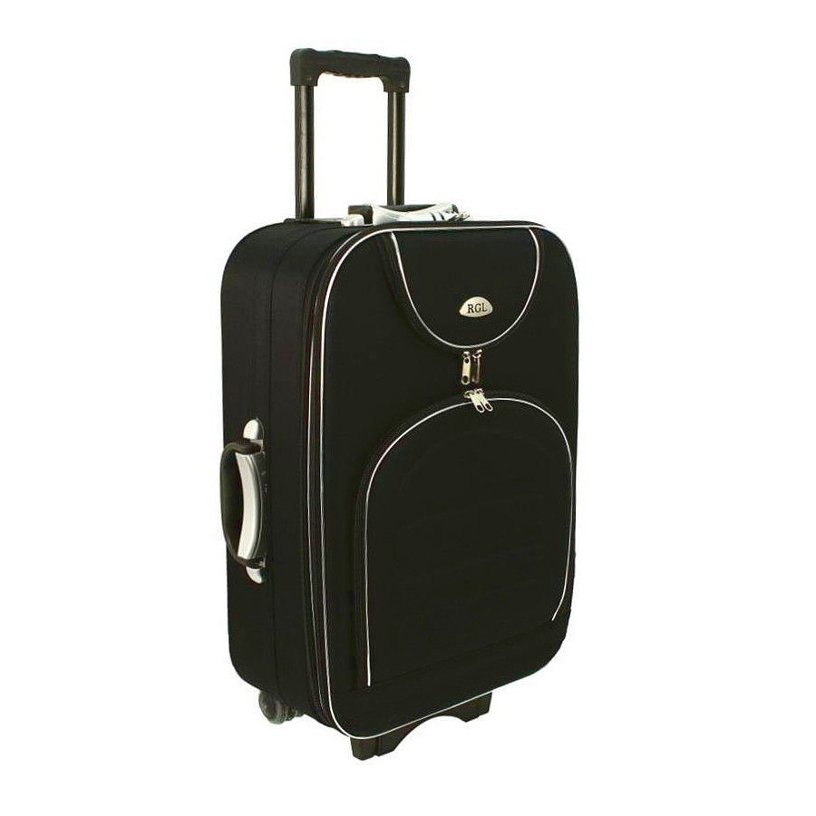 Čierny nepremokavý cestovný kufor "Movement" - veľkosť XL