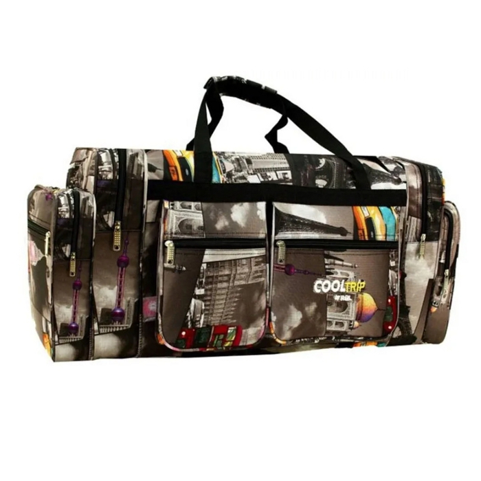 Farebná veľká cestovná taška na rameno "City" - veľ. XXL