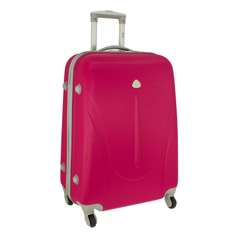 Ružový detský cestovný kufor "Tour" - veľ. M