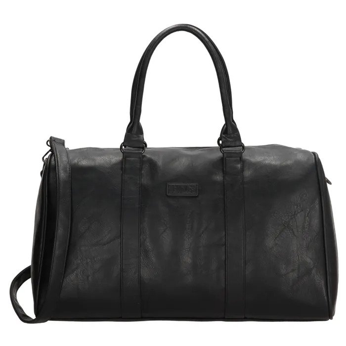 Čierna kožená cestovná taška "Grande" - veľ. M