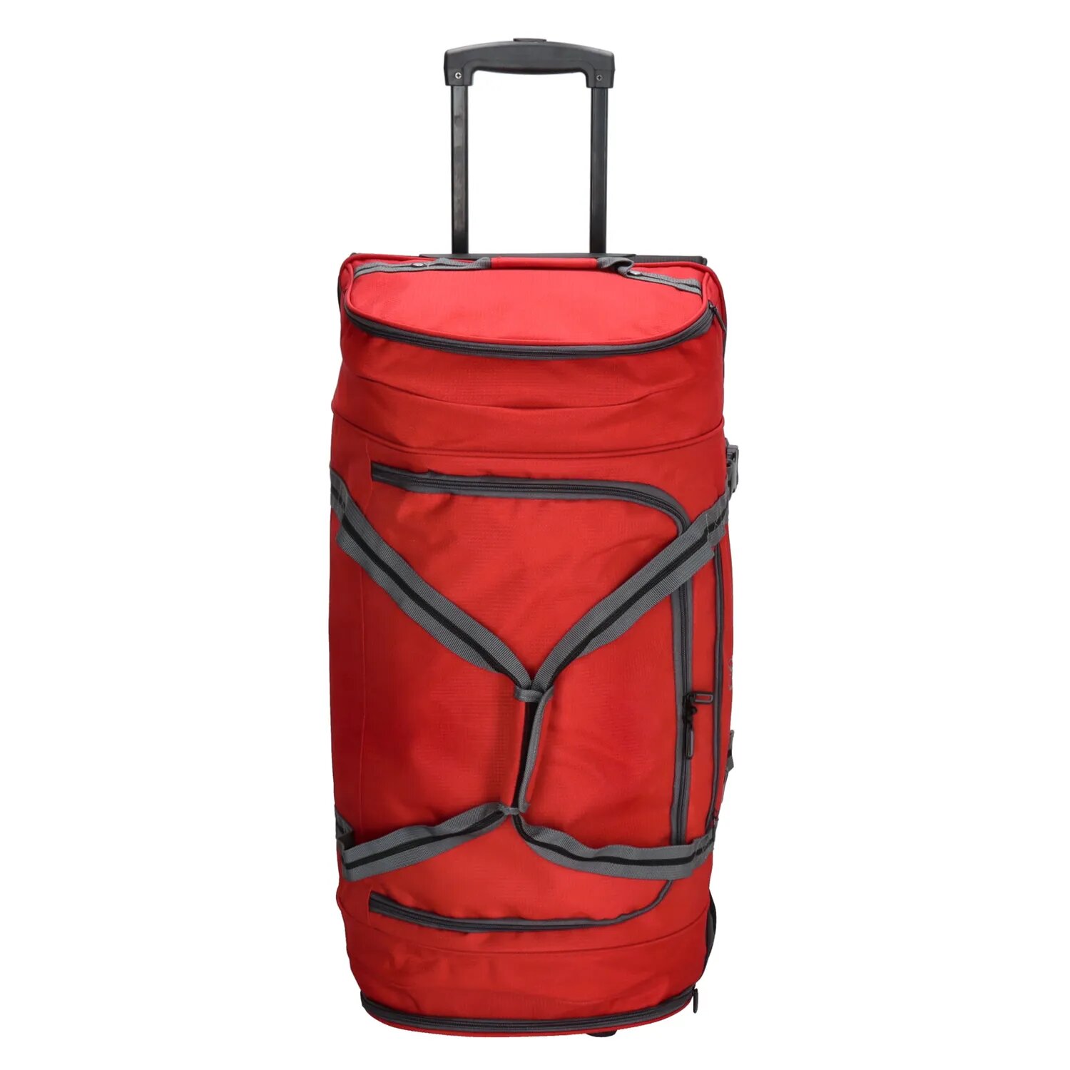 Červená cestovná taška na kolieskach "Walker" - veľ. XL