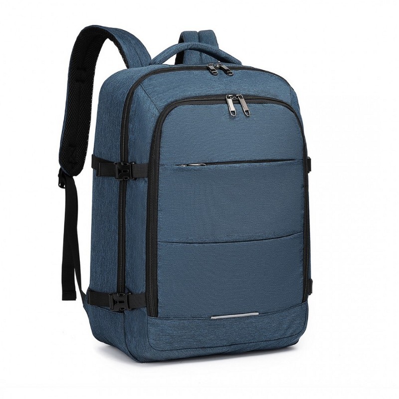 Modrý objemný cestovný batoh do lietadla "Tourist"