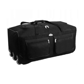 Čierna cestovná taška na kolieskach "Comfort" - veľ. XXL