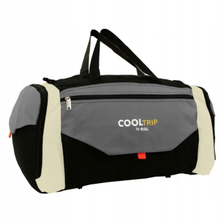 Sivo-čierna cestovná taška na rameno "Packer" - 3 veľkosti