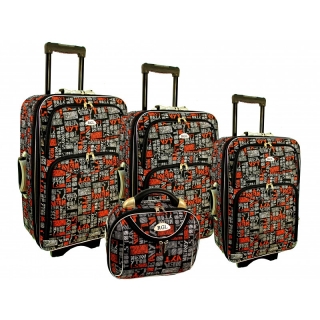 Farebná sada 4 cestovných kufrov "Neavyt" - S, M, L, XL