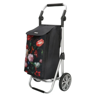 Kvetinový nastaviteľný nákupný vozík na kolieskach “Hercules“