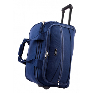 Tmavomodrá cestovná taška s kolieskami "Pocket" - veľ. M, L, XL