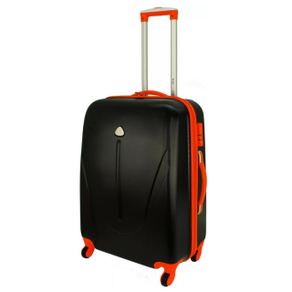 Oranžovo-čierny malý palubný kufor do lietadla "Tour" - veľ. S