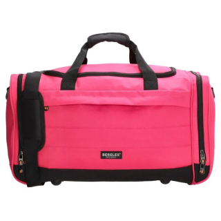 Ružová cestovná taška na rameno "Typical" - 2 veľkosti