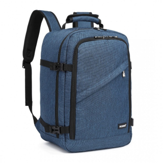 Modrý odolný batoh do lietadla "Transporter" - veľ. M