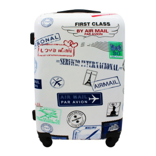 Farebný škrupinový cestovný kufor "First Class" - 3 veľkosti