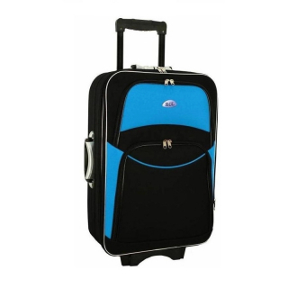 Modro-čierny nepremokavý cestovný kufor "Standard" - 2 veľkosti